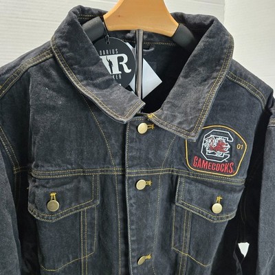 Darius Rucker Men's NCAA South Carolina Gamecocks Button Up Denim Jacket 2XL