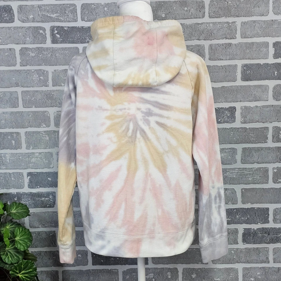 Sudadera con Capucha Hurley Born From Water Tie Dye Para Mujer Pequeña Pastel Espiral Pullover Foto 3 de 4