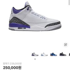 Nike Jordan 3 Retro Dark Iris 270 Sneakers