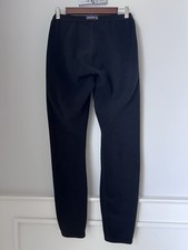 Vtg Patagonia Capilene Fleece Pants Women Medium Black Made in USA Base Layer