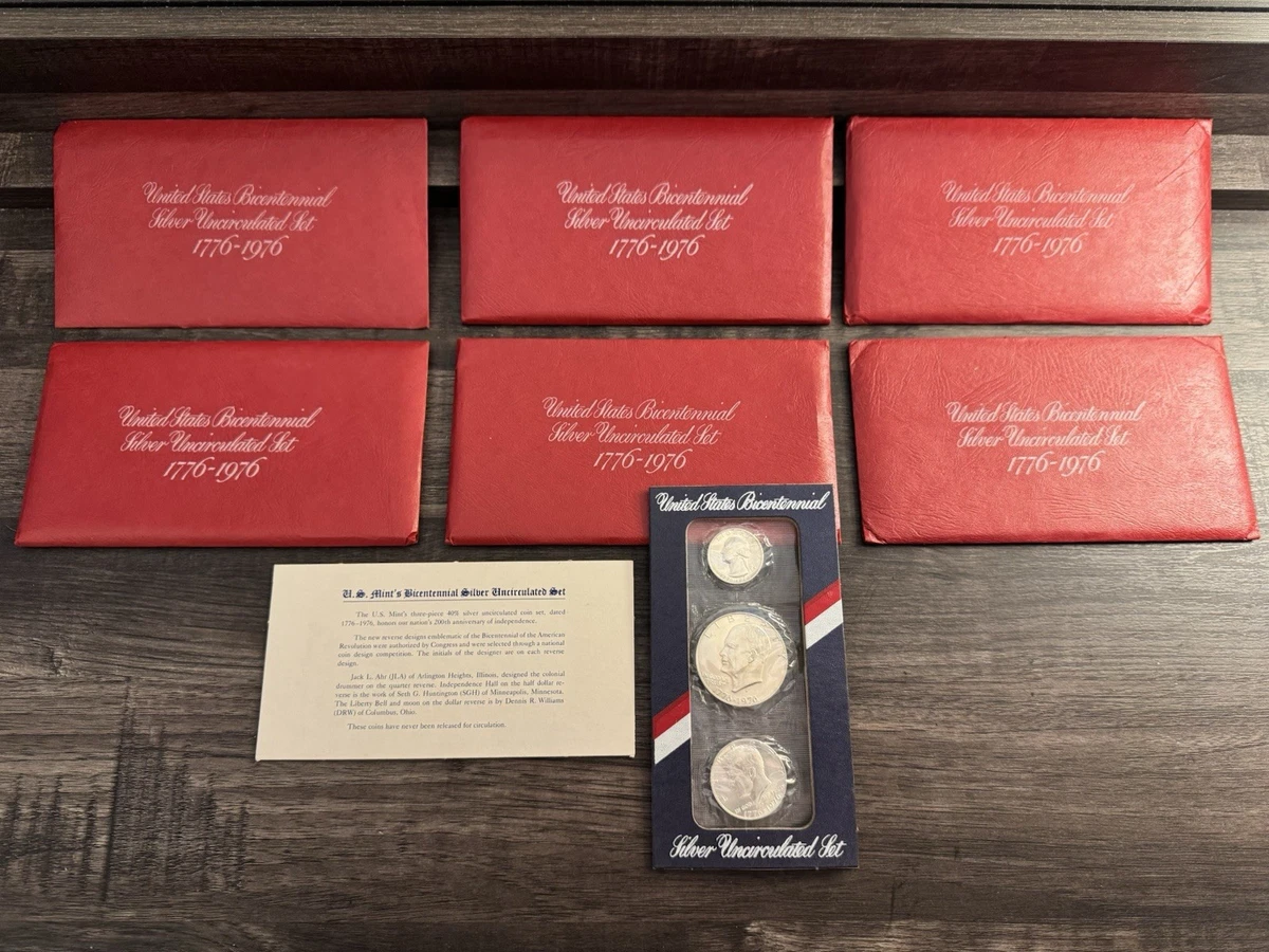 未曾流通1976 美国硬币铸币厂套装| eBay