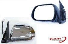 Door Mirror Heated Electric Chrome W/ Indicator Left Fits Toyota Hilux 2012-2016