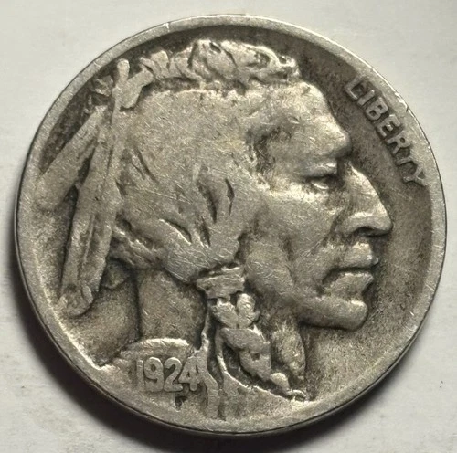 1924-D Buffalo Nickel — Circulated
