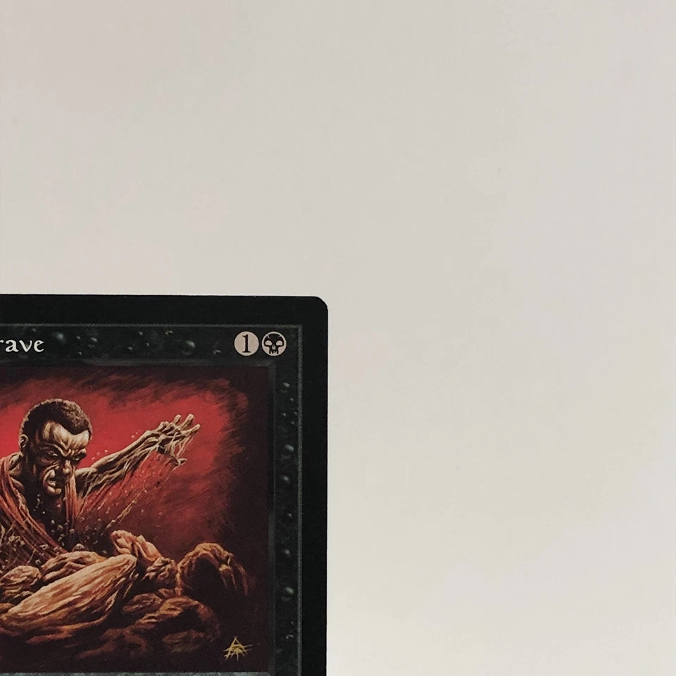 Magic the Gathering Shallow Grave Mirage 1996 Instant Card Japan - Image 3 of 4