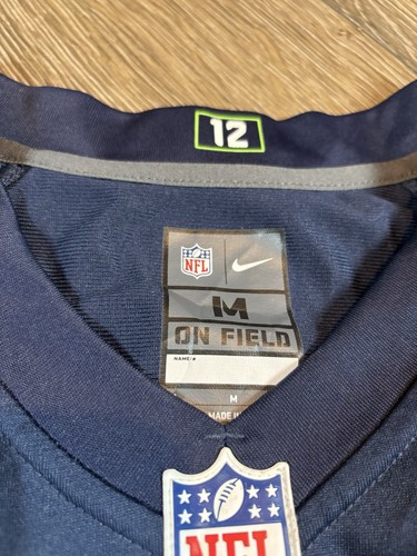 Nike On Field Jersey Seattle Seahawks #12 Fan Twelfth Man Jersey SB XLVIII Patch - Picture 4 of 7
