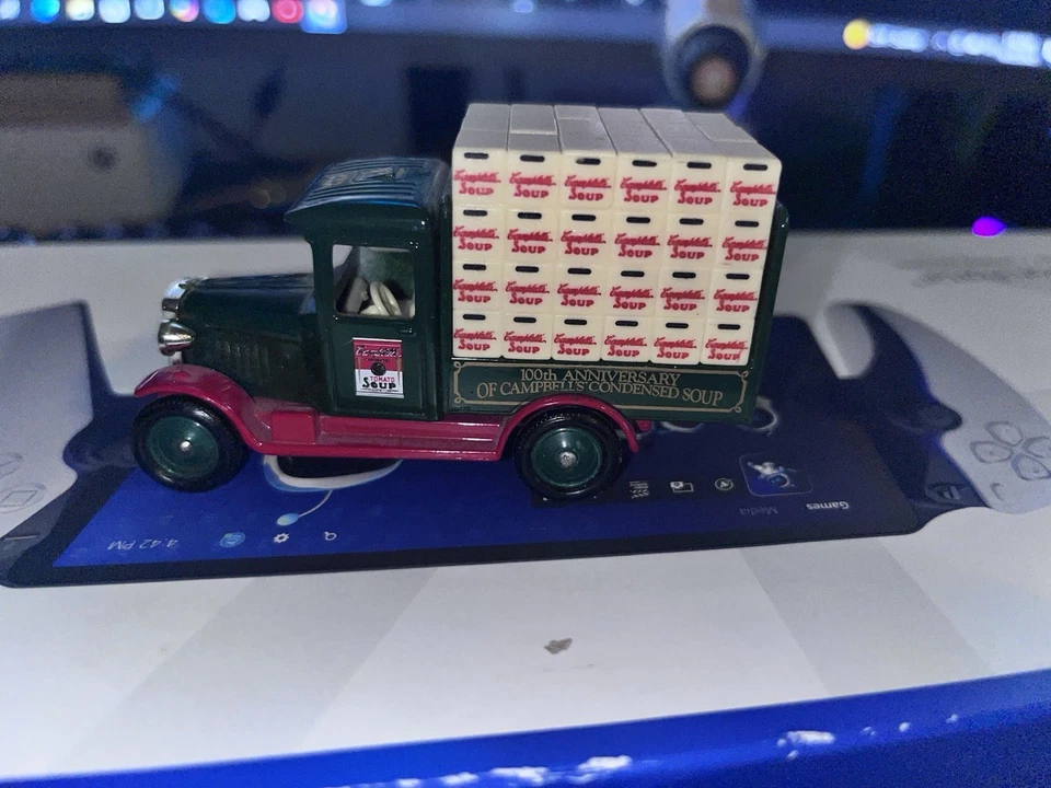 Vintage Campbell's Soup Die-Cast Promotional 100th Anniversary Delivery Truck - Image 3 of 4