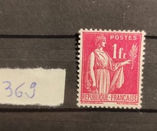 timbres france neuf** année 1937 n° 369   type paix