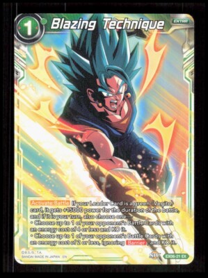 Dragon Ball Super - Blazing Technique - EX06-21 Expansion Rare Card CB-1-3-F-11