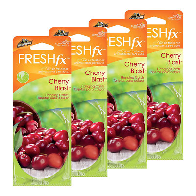 Armor All FRESHfx Car Air Freshener Hanging Card, 12-Count (Cherry Blast)