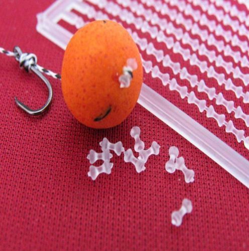 200 CLEAR DUMBELL BOILIE BAIT STOPS CARP COARSE FISHING TERMINAL TACKLE
