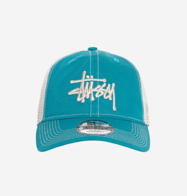 STUSSY×NEW ERA 9TWENTY BASIC green Stussy New Era 9twenty Basic Trucker Green / Express