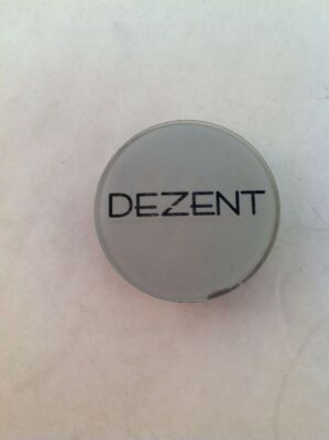 Dezent Aftermarket Wheel Center Hub Cap Gray Black Custom N06 2.325'' DEZ1