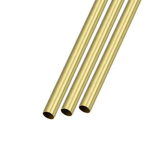 8Pack 2.5mm X 0.25mm X 300mm (ODxWall TxL) Brass Tube Round