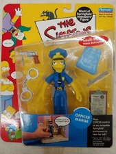 Playmates Toys The Simpsons Officer Marge Intellitronic Series 7 figure NIP (4B)