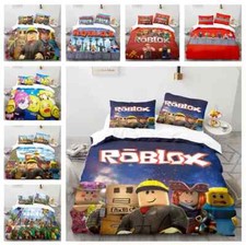 Robloxs Bedding Set Character Game Quilt Duvet Cover  Single Double Size Kids UK