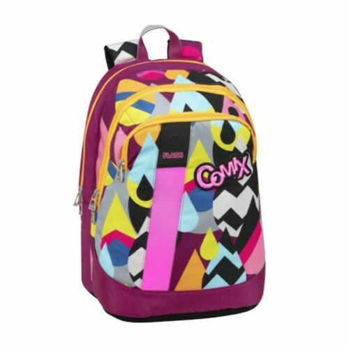 Comix Zaino Trolley scuola 2021/2022 Staccabile Con Luce LED Flash : Q