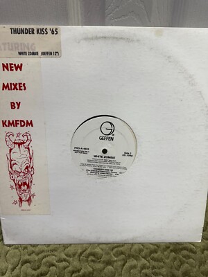 White Zombie Thunder Kiss  65 Single Vinyl GEFFEN PRO-A-4453