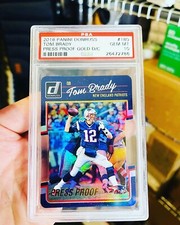 2016 Panini Donruss Press Proof GOLD Tom Brady PSA 10 Gem 01/25 Die Cut SSP