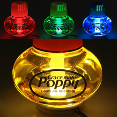Poppy Lufterfrischer Citrus Duft mit 7 LED Beleuchtung 12V 24V LKW Auto KFZ Bus