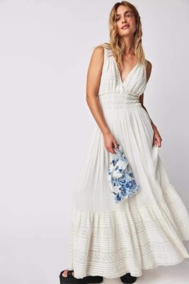 Free People FP One Alessia Maxi Dress Size S | eBay