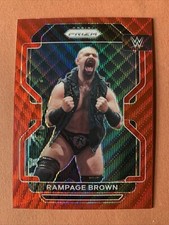 Rampage Brown 2022 Prizm WWE Ruby Wave Prizm #109