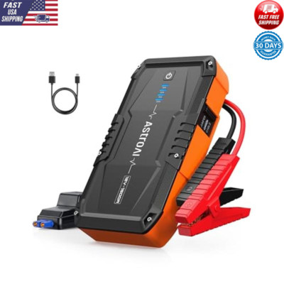1500A Portable Car Battery Jump Starter for Up To 6.0L Gas & 3.0L Diesel Engines