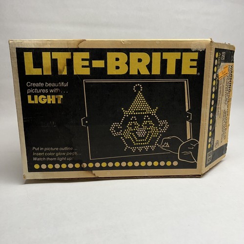 Vintage Lite Brite Hasbro 1978 - Funzionante - Foto 4 di 9