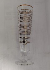 250 years Warsteiner 2003 jubilee German Stemmed beer glass With Gold Rim 250 ml