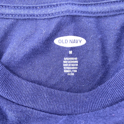 Old Navy Baby Yoda Youth Boys T-Shirt Size Medium Navy Blue Short Sleeve Graphic - Picture 9 of 10