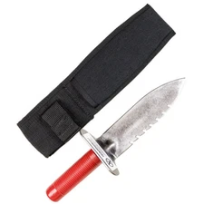 Lesche Standard Tool with Sheath -  Right Side Serration for metal detecting