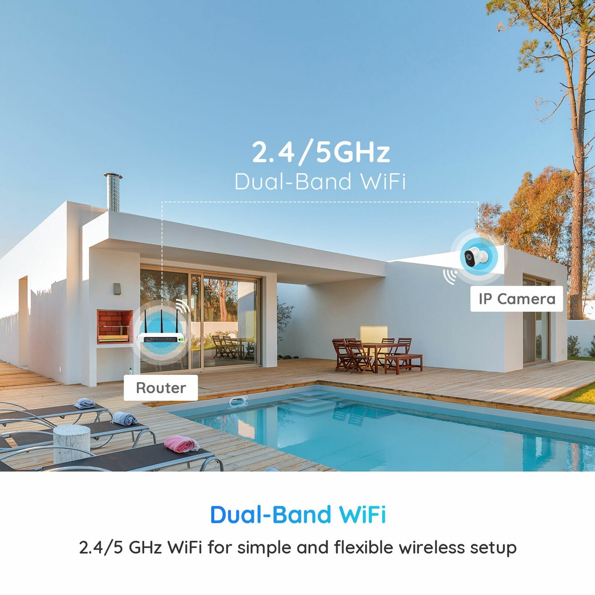 REOLINK Argus 3 Pro Wireless Security Camera - Solar Powered 5MP Outdoor