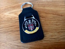 Classic Mini Cooper S Austin Leather Key Ring Fob NOS Rare Downton Mpi 1275 GT 
