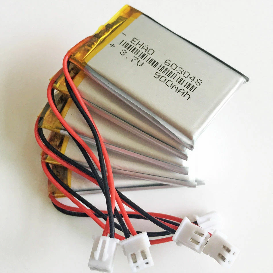 3.7 V 900 mAh 603048 Lipo Li-Polymère Batterie JST 2.5 mm pour téléphone mobile  - Photo 3/4