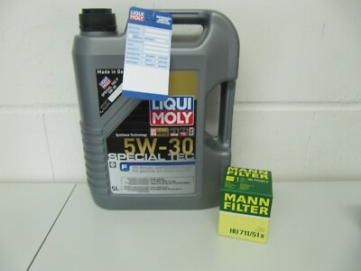 MANN Ölwechselsatz und 5Ltr. LM 5W30 Motoröl FORD Mondeo III