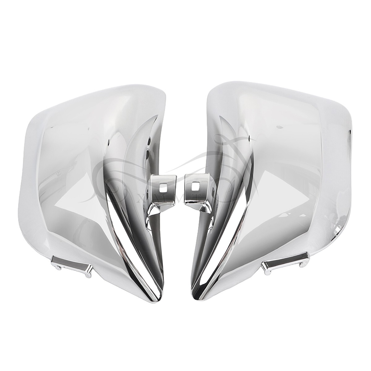 Chrome Left Right Side Panel Cover Fit For Yamaha Virago 535 XV535