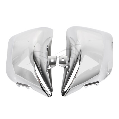 Chrome Left Right Side Panel Cover Fit For Yamaha Virago 535 XV535