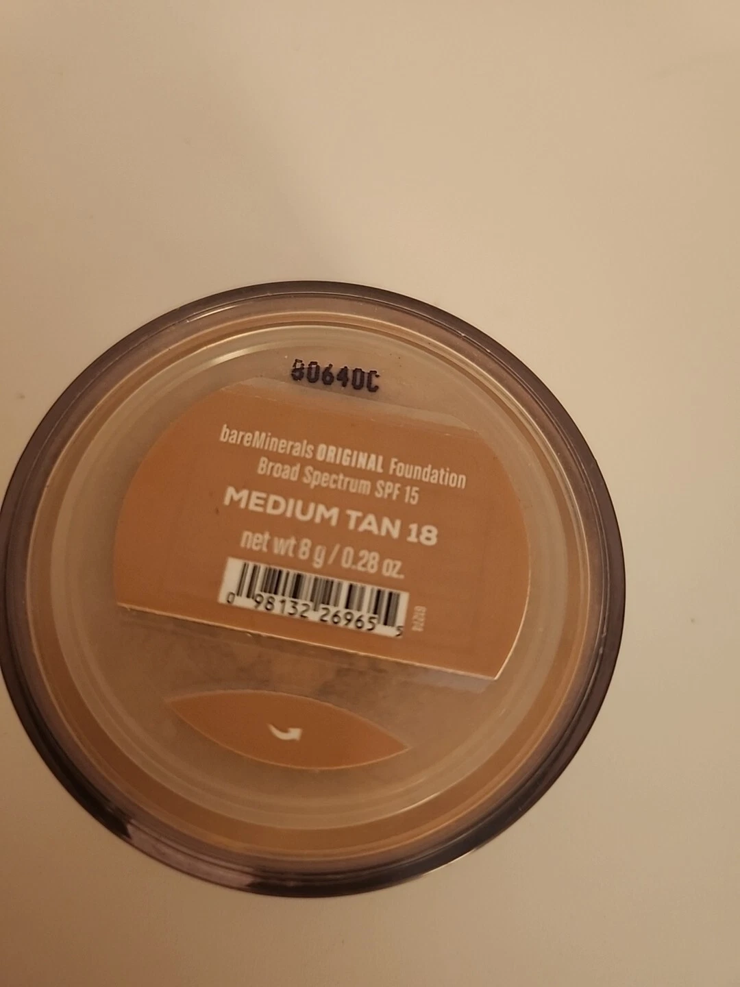 bareMinerals Original Foundation Broad Spectrum SPF 15 Medium Tan 18 0.28 oz