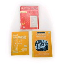 3x Vintage Music Song Book Electric Chord Organ Hymns Inspiration Adele Scott 