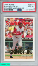2005 TOPPS UPDATES AND HIGHLIGHTS KEN GRIFFEY JR #UH166 REDS HOF PSA 10 GEM MT