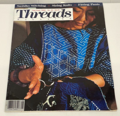 Threads Sewing back issue Magazines 1988 Aug/Sept  #18 TAUNTON'S Knits Sew