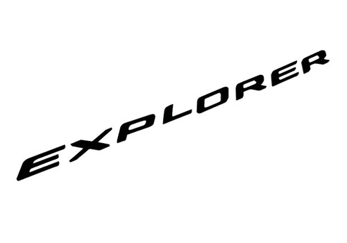 Ford Explorer Insert Letters Matte Black Rear Liftgate Hatch Letters Inserts For 2020-2024 Ford ...