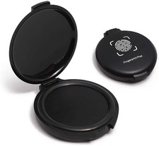 Professional Black Fingerprint Ink Pad Thumbprint Stamp for Notary Documents NEW