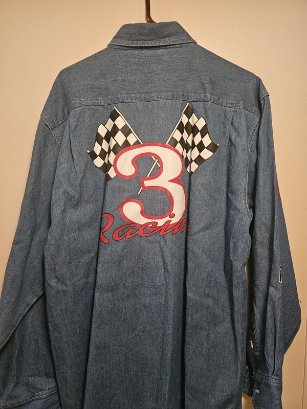  Vintage Dale Earnhardt Racing Button-Up Shirt M  Paradise Point brand 