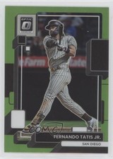 2022 Panini Donruss Optic Lime Green Prizm Fernando Tatis Jr #101 0c2