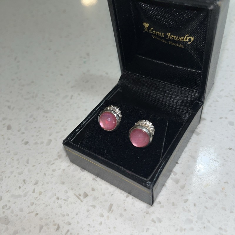 IPPOLITA 925 Pink Tourmaline Rock Candy Stud Earrings 