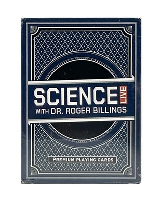 Science Live Playing Cards - Dr. Roger Billings 54 Card Deck w/ Characters NEW
