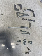 SBC Billet Adj. Alternator Power Steering Bracket Kit LWP Chevy Small Block