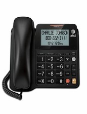 AT T CL2940 Corded Speakerphone with Display - Black ATT-CL2940 