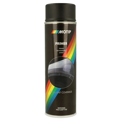 6 x Motip Grundierung Farbe Schwarz Spray Lack 500ml 04052 Haftgrund rostschutz
