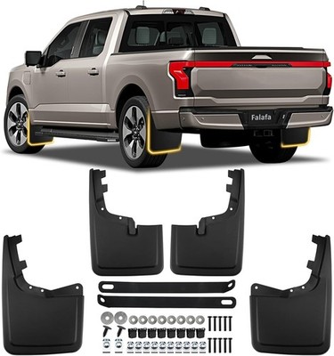 4 Pack Truck Mud Flaps for Ford F150 2021-2026 Front and Rear Splash Guards
